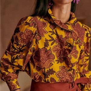Sezane Coline shirt100% organics cotton
